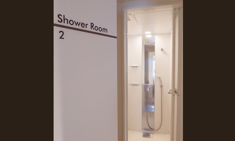 Shared shower room